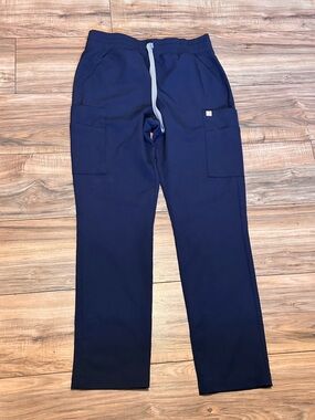Women’s Resurge  Navy Drawstring Cargo Scrub Pants